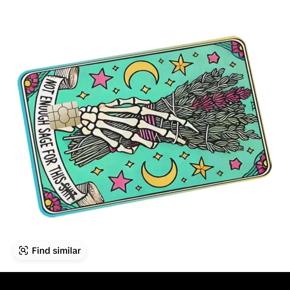 Colorful Tarot-Inspired Card Cover